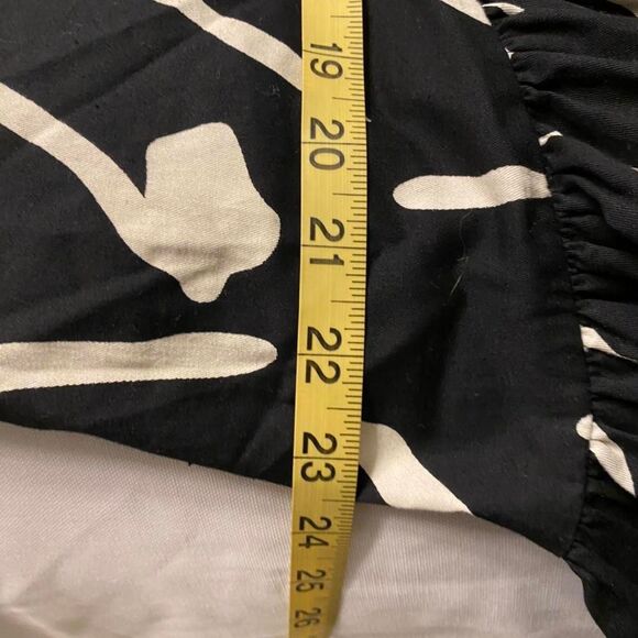 ASOS Patterned Black & White Smock/Dress - Picture 5 of 8